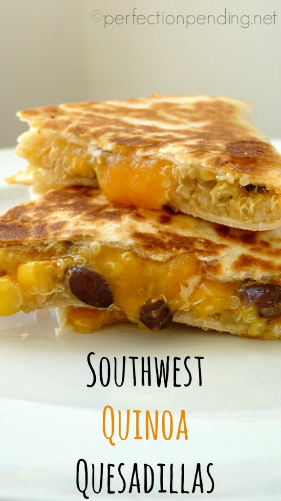 Southwest Quinoa Quesadillas