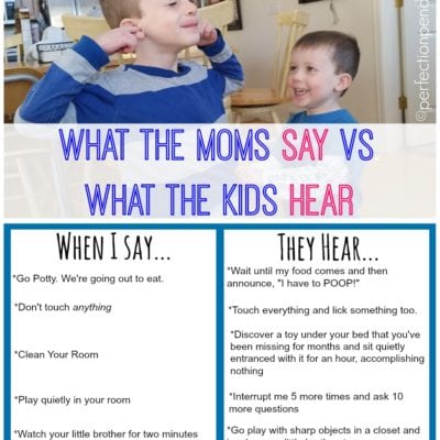 Moms VS. Kids: My Voice Might Not Be Audible