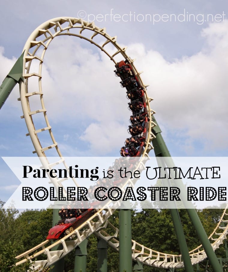 Parenting is the ULTIMATE Roller Coaster Perfection Pending