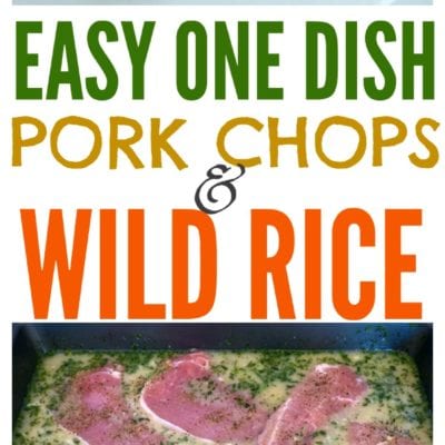Easy One Dish Pork Chops and Wild Rice Recipe
