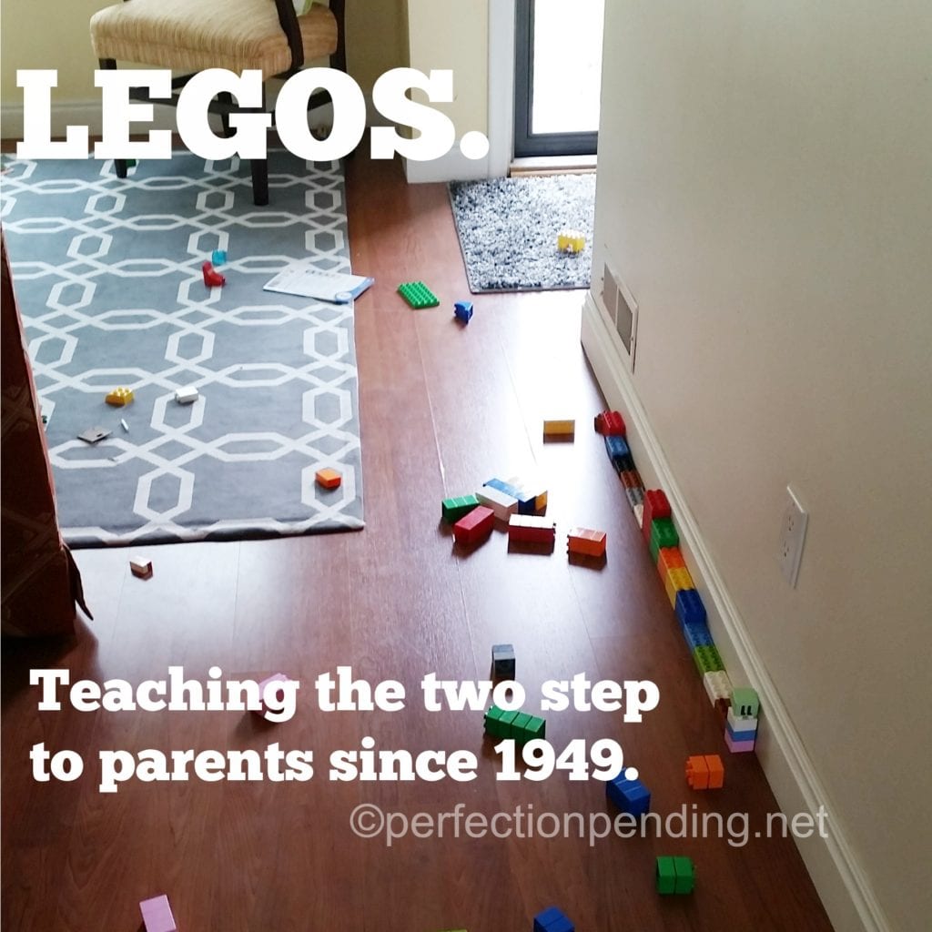 Legos. Teaching the parents the two step since 1949.