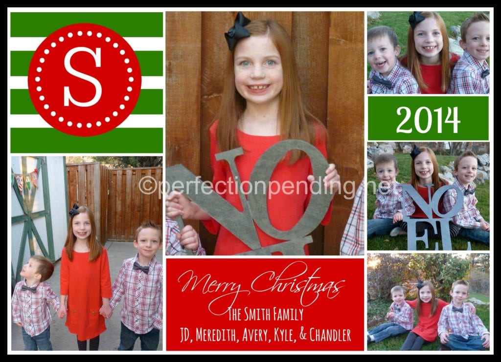 Make your own professional looking christmas card in Picmonkey with this easy to follow tutorial at Perfectionpending.net