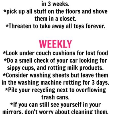 A Real Mom’s Guide to A Clean House