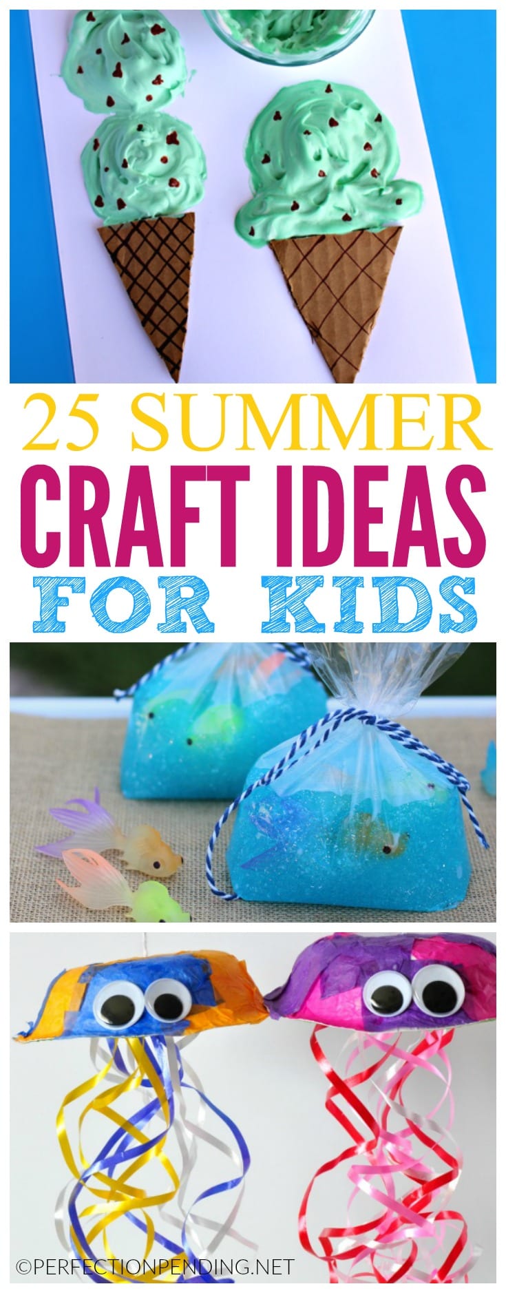 25 Summer Crafts For Kids - Perfection Pending