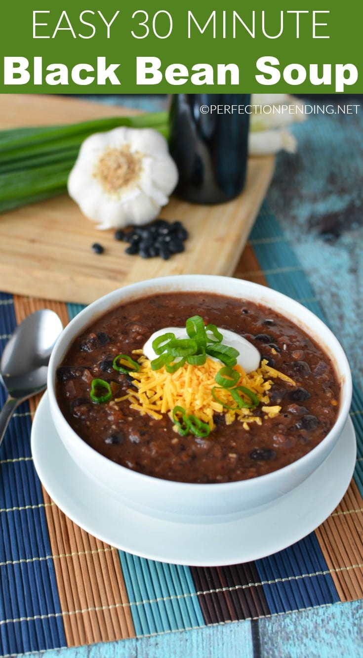 Easy black bean clearance soup