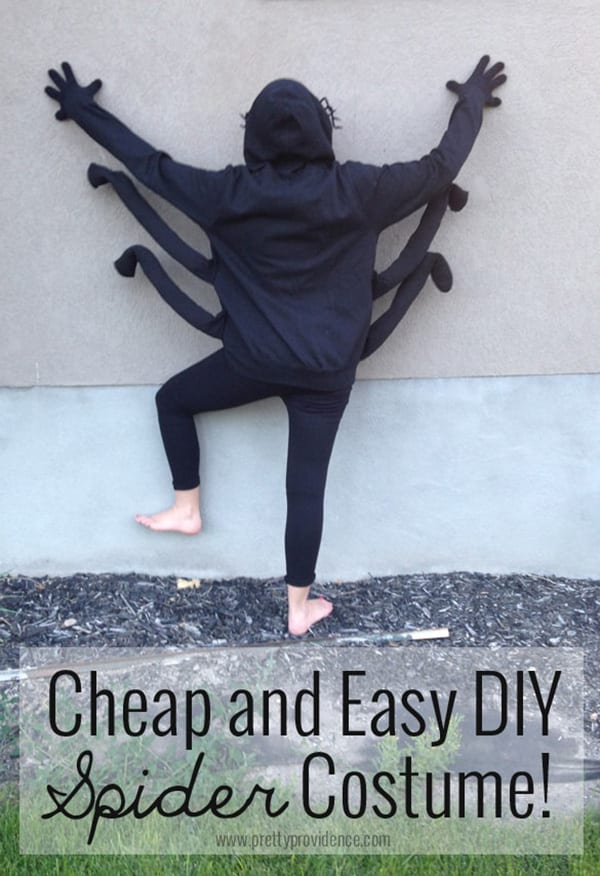 Easy DIY Spider Costume Any Size 