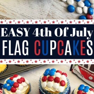 Easy 4th Of July Flag Cupcakes