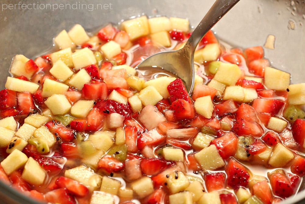 This apple berry summer salsa is the PERFECT treat for the end of summer. It's sweet, refreshing, and soooo delicious! If you're looking for an easy fruit salsa recipe - you'll want to try this. It's a healthy fruit salsa everyone will love. Perfect for last minute barbecues, summer parties, playdates, and even birthdays.