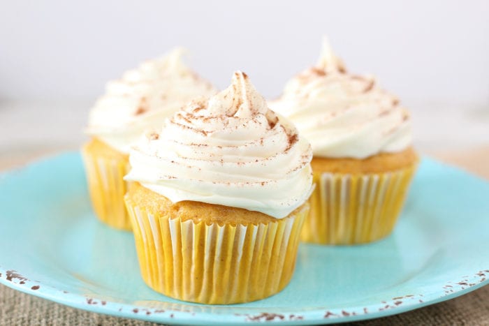 Super Easy Pumpkin Spice Cupcakes – These Light And Moist Pumpkin Cupcakes are easy to make and full of yummy pumpkin flavors that you'll love. If you're looking for the perfect fall dessert, these easy pumpkin spice cupcakes are the BEST. #fallrecipes #pumpkincupcakes #pumpkin #pumpkinspice #pumpkinrecipe #pumpkindesserts #pumpkindessertrecipe #pumpkincupcake #falldesserts