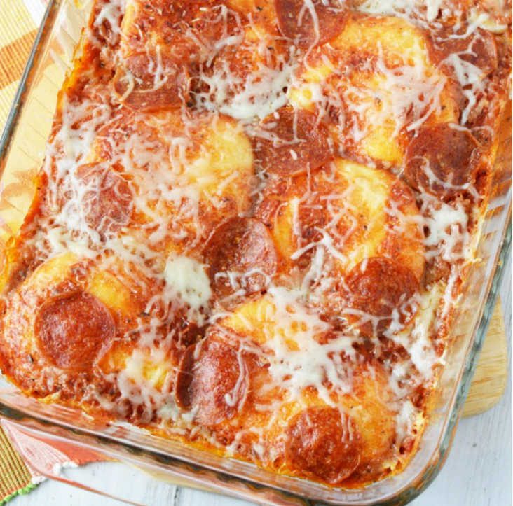 Easy 10 Minute Kid-Friendly Pizza Bake