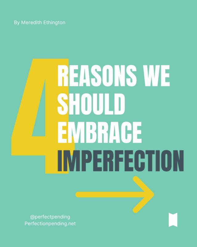 "By trying to be perfect, we're actually trying to avoid being human." 

Do you struggle with perfectionism? Parenthood has helped me quite a bit, but It's something I've battled my whole life. I still struggle occasionally, although it's gotten better. But, let's stop trying to avoid being human and instead embrace ourselves an in turn embrace the entire human race. ❤️ I'd love to hear how you embrace being imperfect. 

#perfecționism #mentalhealth #mentalhealthawareness #anxiety #imperfect #perfectpending #themotherload #thementalload